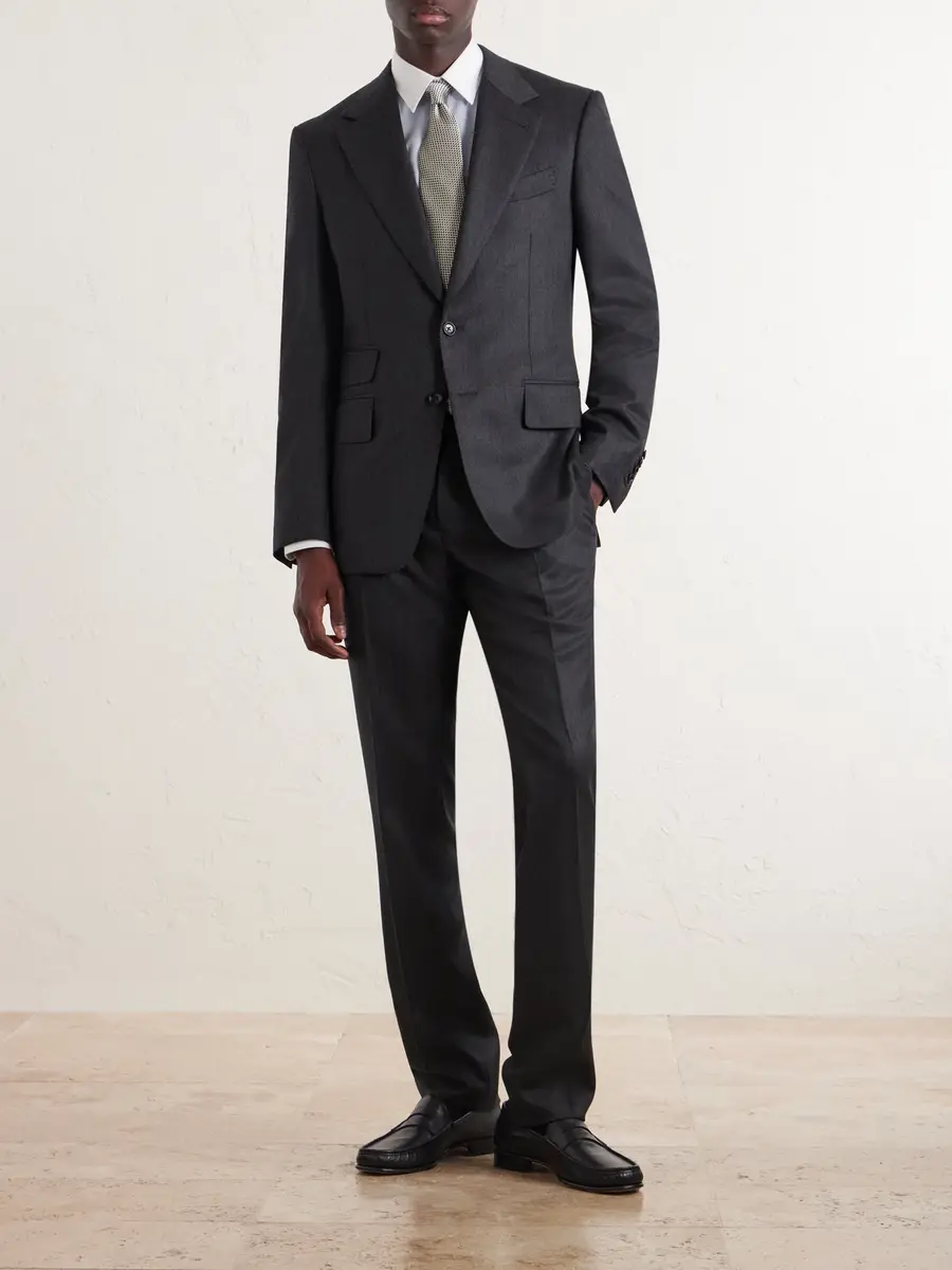 Tom Ford Shelton Wool-Twill Suit Jacket - Men | Thumbnail 2 Tom Ford Shelton Wool-Twill Suit Jacket - Men | Thumbnail 2