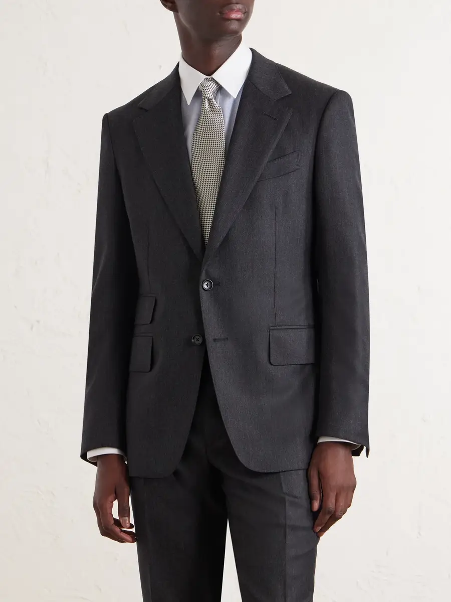 Tom Ford Shelton Wool-Twill Suit Jacket - Men | Thumbnail 3 Tom Ford Shelton Wool-Twill Suit Jacket - Men | Thumbnail 3