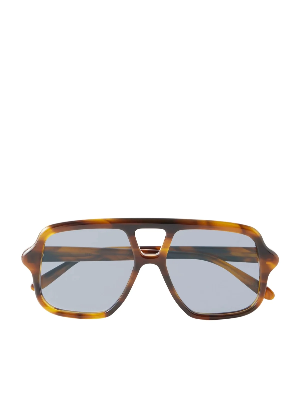Loewe Double-Bridge Aviator-Style Tortoiseshell Acetate Sunglasses - Men