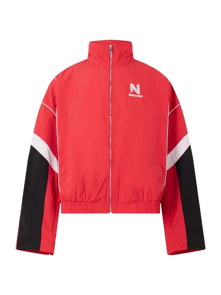 Nahmias Logo-Embroidered Striped Nylon Jacket - Men | Image 1 Nahmias Logo-Embroidered Striped Nylon Jacket - Men | Image 1