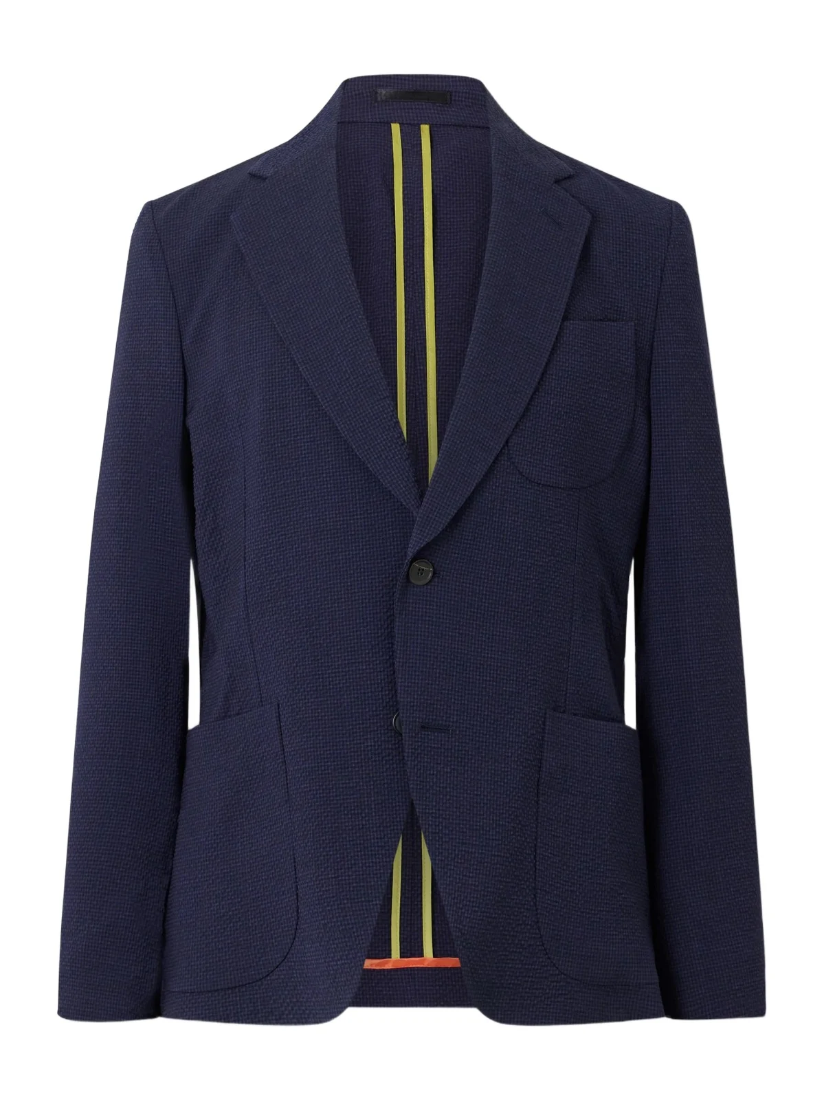 Paul Smith Wool-Blend Seersucker Suit Jacket - Men