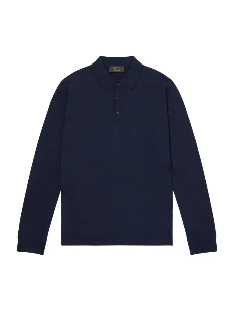 Slowear Zanone Slim-Fit Flexwool Polo Shirt - Men | Image 1 Slowear Zanone Slim-Fit Flexwool Polo Shirt - Men | Image 1
