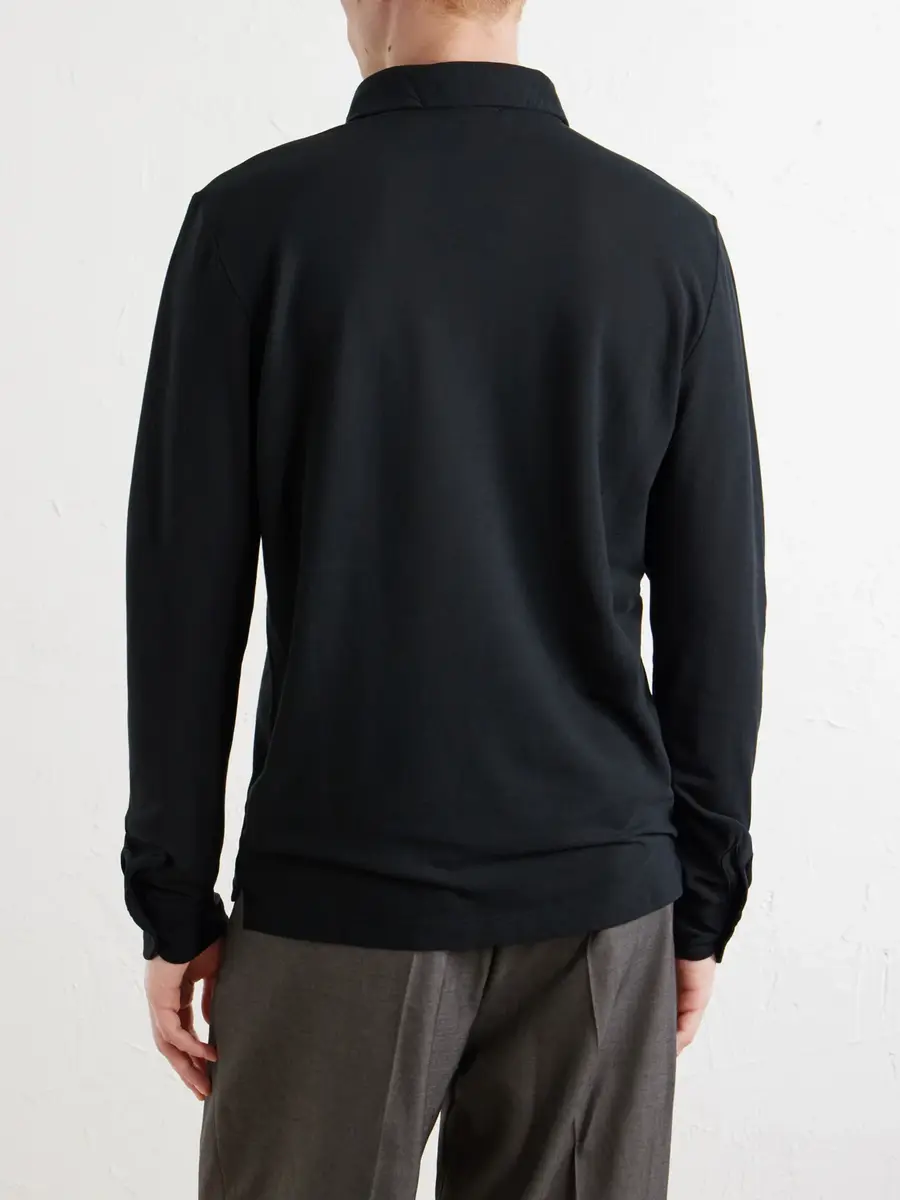 Slowear Zanone Slim-Fit Flexwool Polo Shirt - Men | Thumbnail 4