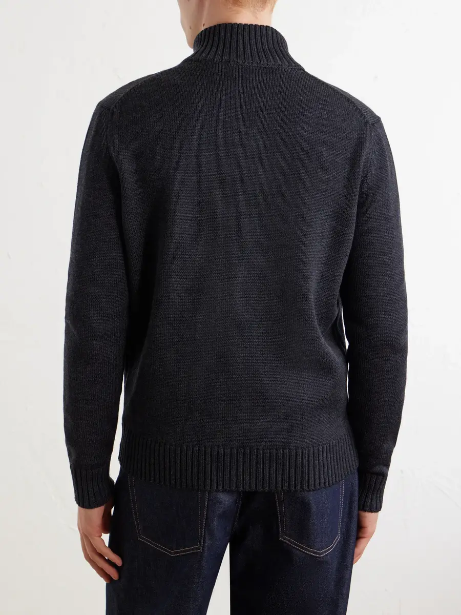 Slowear Zanone Wool Cardigan - Men | Thumbnail 4 Slowear Zanone Wool Cardigan - Men | Thumbnail 4