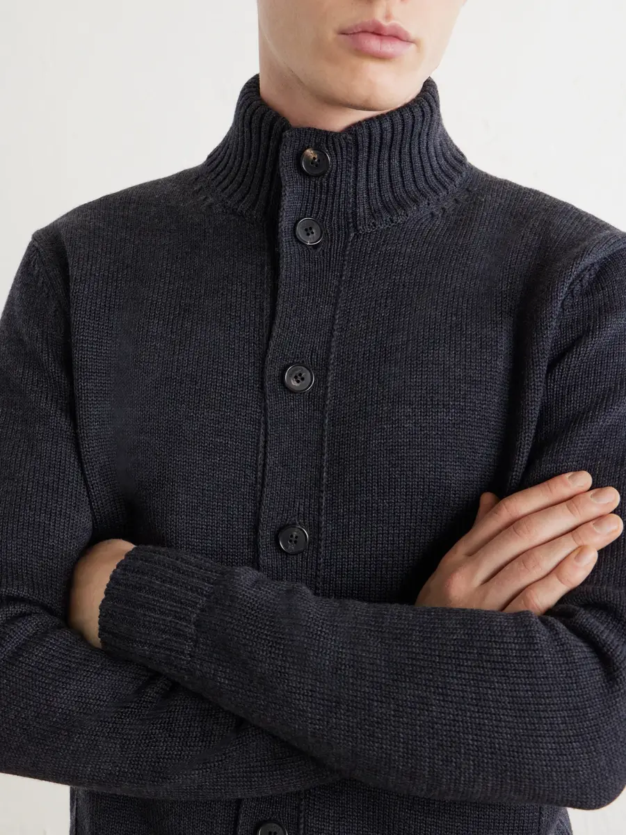 Slowear Zanone Wool Cardigan - Men | Thumbnail 5 Slowear Zanone Wool Cardigan - Men | Thumbnail 5