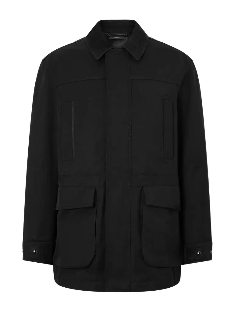Tom Ford Suede-Trimmed Cotton-Blend Twill Jacket - Men | Image 1 Tom Ford Suede-Trimmed Cotton-Blend Twill Jacket - Men | Image 1