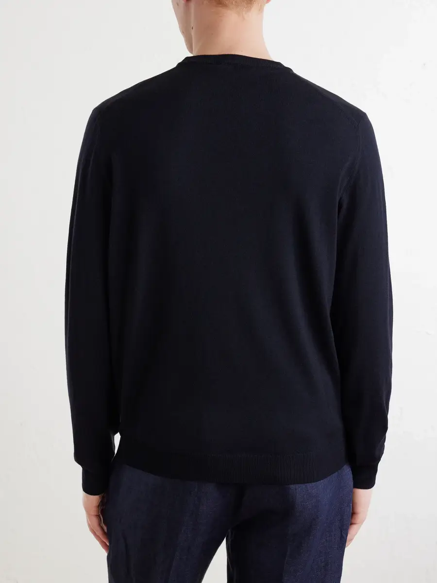 Slowear Zanone Slim-Fit Flexwool Sweater - Men | Thumbnail 4 Slowear Zanone Slim-Fit Flexwool Sweater - Men | Thumbnail 4