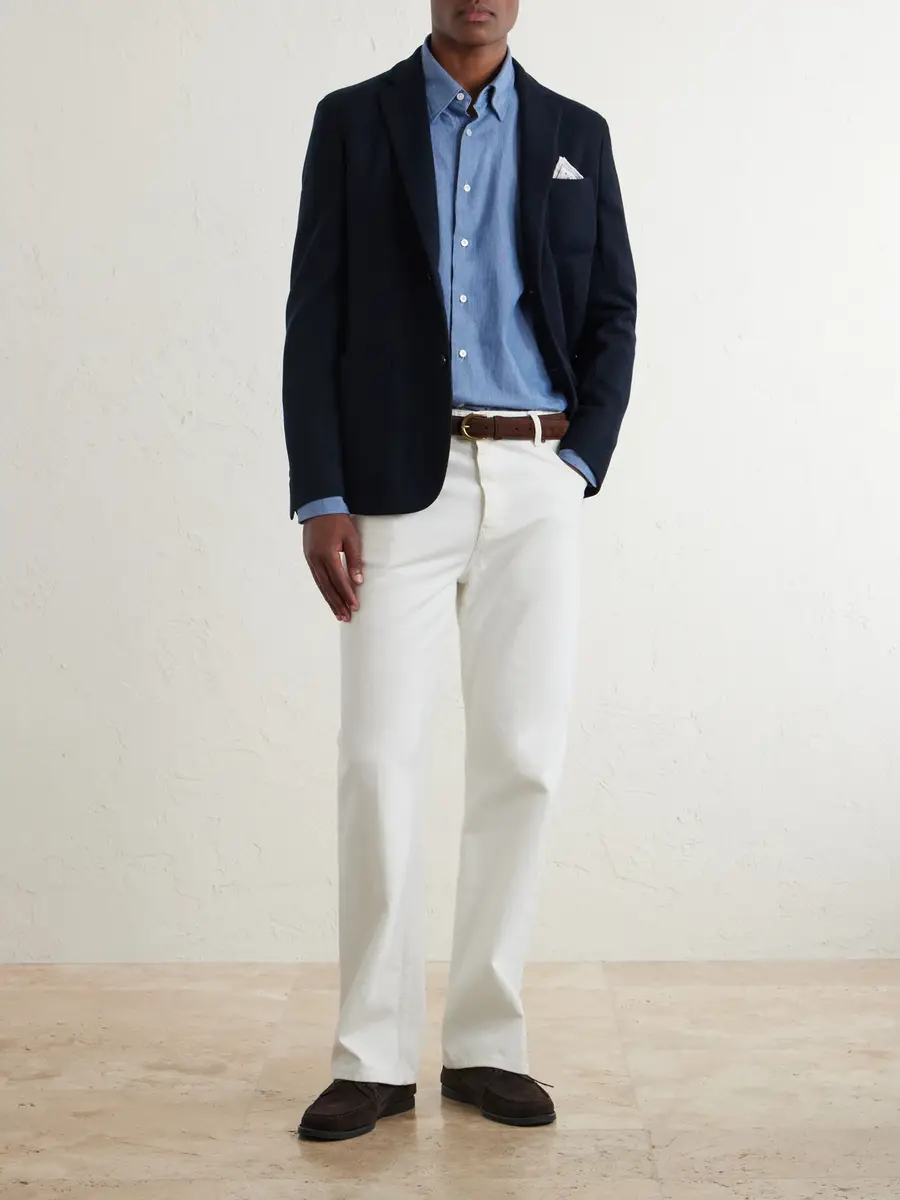 Slowear Glanshirt Cotton-Twill Shirt - Men | Thumbnail 2