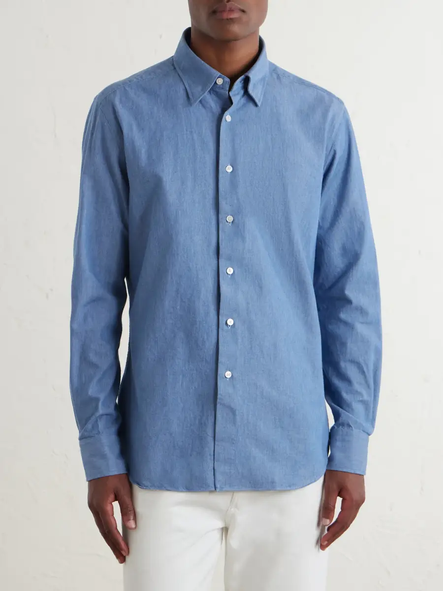 Slowear Glanshirt Cotton-Twill Shirt - Men | Thumbnail 3