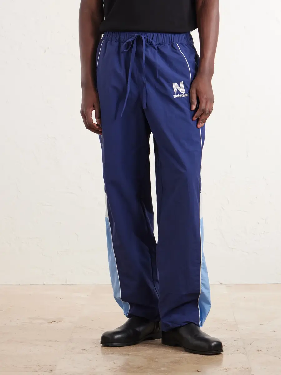 Nahmias Straight-leg Logo-Embroidered Nylon Trousers - Men | Thumbnail 3