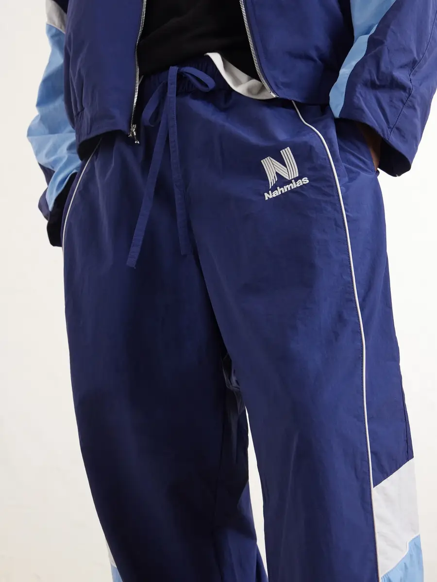 Nahmias Straight-leg Logo-Embroidered Nylon Trousers - Men | Thumbnail 5