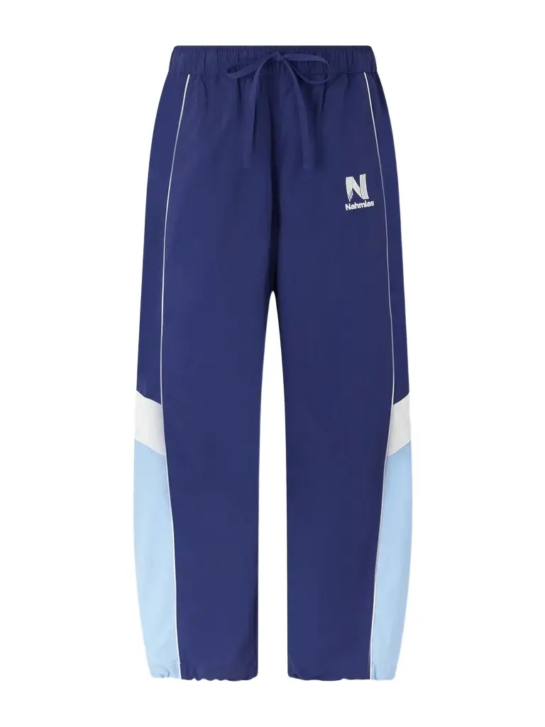 Nahmias Straight-leg Logo-Embroidered Nylon Trousers - Men | Image 1 Nahmias Straight-leg Logo-Embroidered Nylon Trousers - Men | Image 1