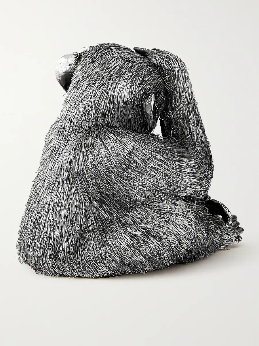 Buccellati See-No-Evil Monkey Silver Ornament - Men | Thumbnail 2 Buccellati See-No-Evil Monkey Silver Ornament - Men | Thumbnail 2
