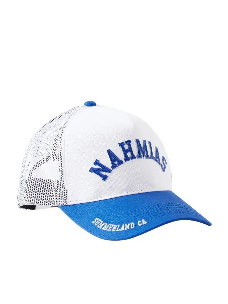 Nahmias Summerland Cotton and Mesh Trucker Cap - Men | Image 1 Nahmias Summerland Cotton and Mesh Trucker Cap - Men | Image 1