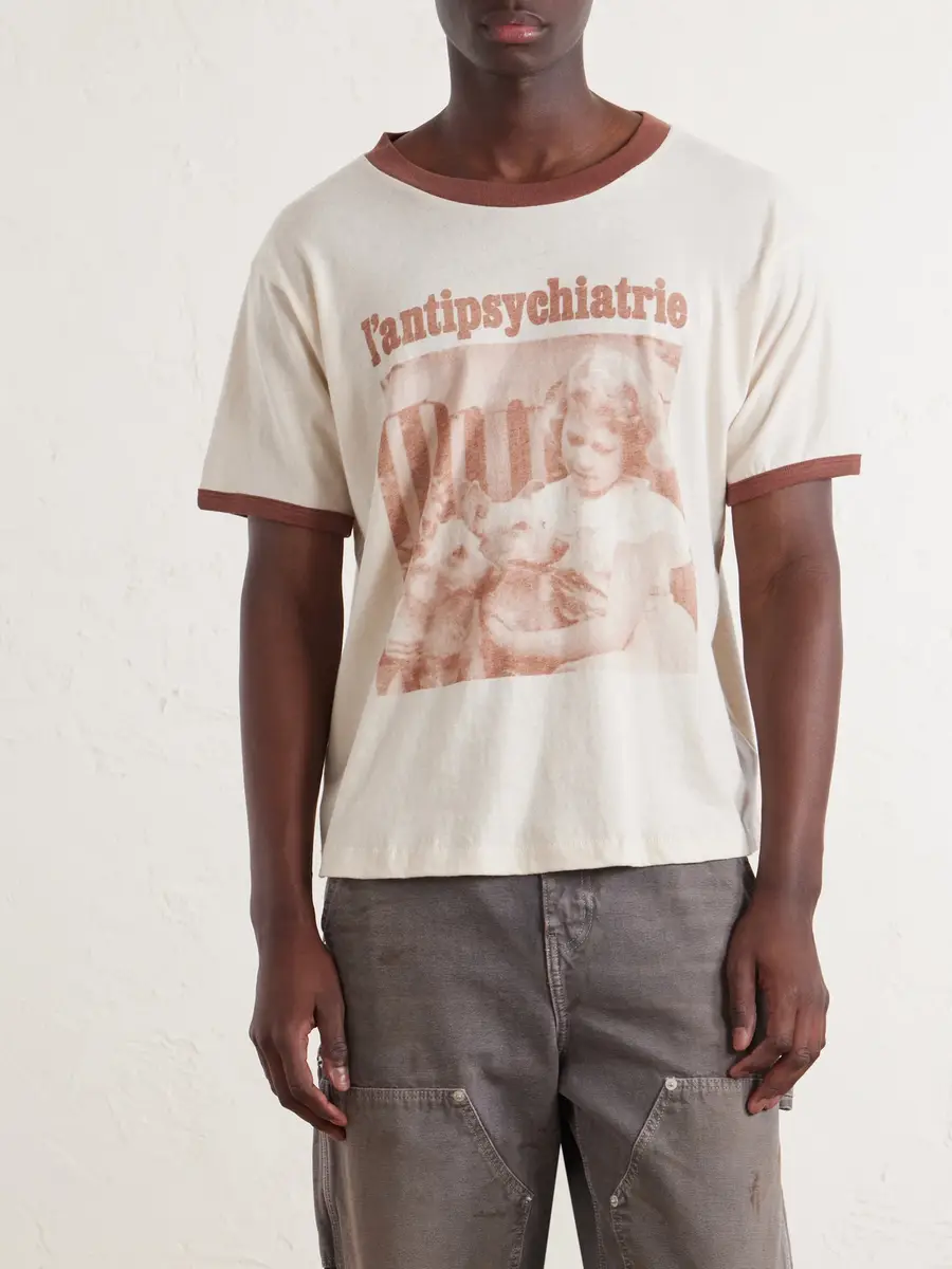 Enfants Riches Déprimés L'Antipsychiatrie Printed Cotton-Jersey T-Shirt - Men | Thumbnail 3 Enfants Riches Déprimés L'Antipsychiatrie Printed Cotton-Jersey T-Shirt - Men | Thumbnail 3