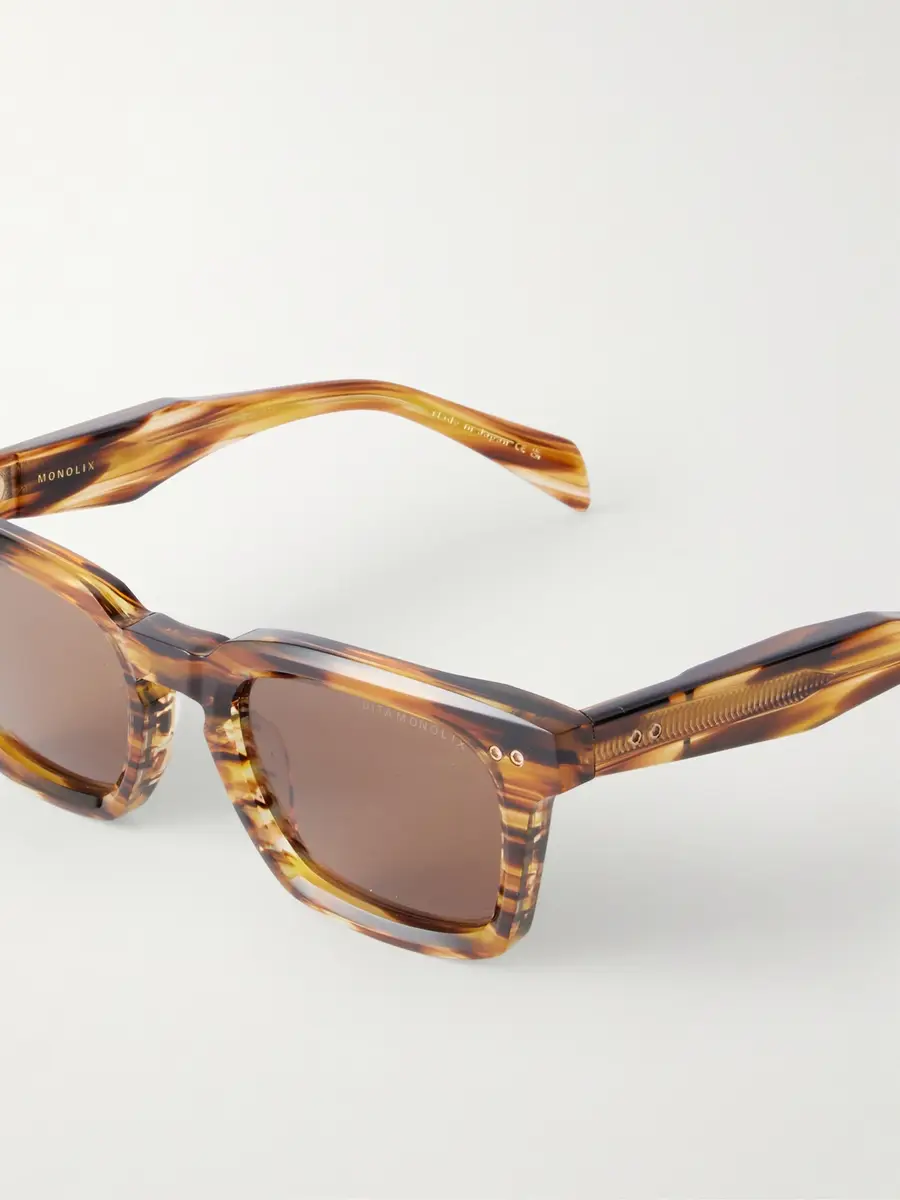 DITA Monolix Square-Frame Acetate Sunglasses - Men | Thumbnail 3