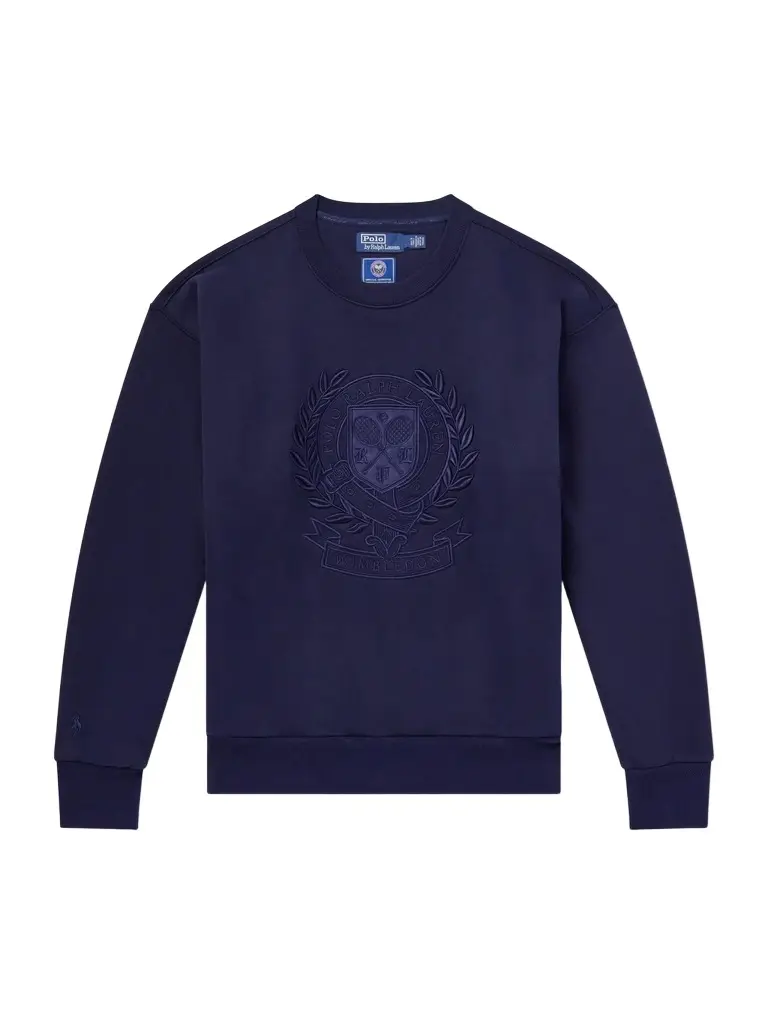 Polo Ralph Lauren Wimbledon Logo-Embroidered Cotton Sweatshirt - Men | Image 1 Polo Ralph Lauren Wimbledon Logo-Embroidered Cotton Sweatshirt - Men | Image 1