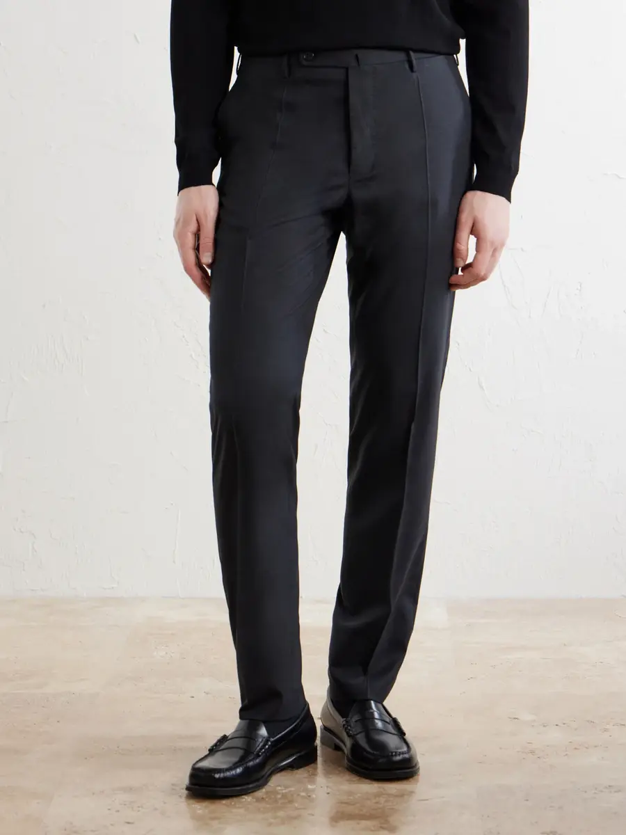 Slowear Incotex Straight-Leg Wool Suit Trousers - Men | Thumbnail 3