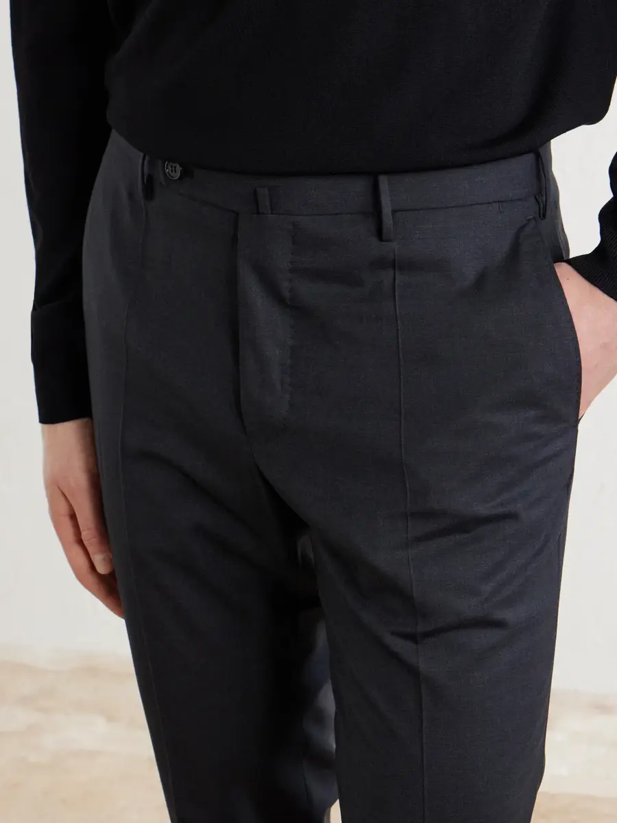 Slowear Incotex Straight-Leg Wool Suit Trousers - Men | Thumbnail 5