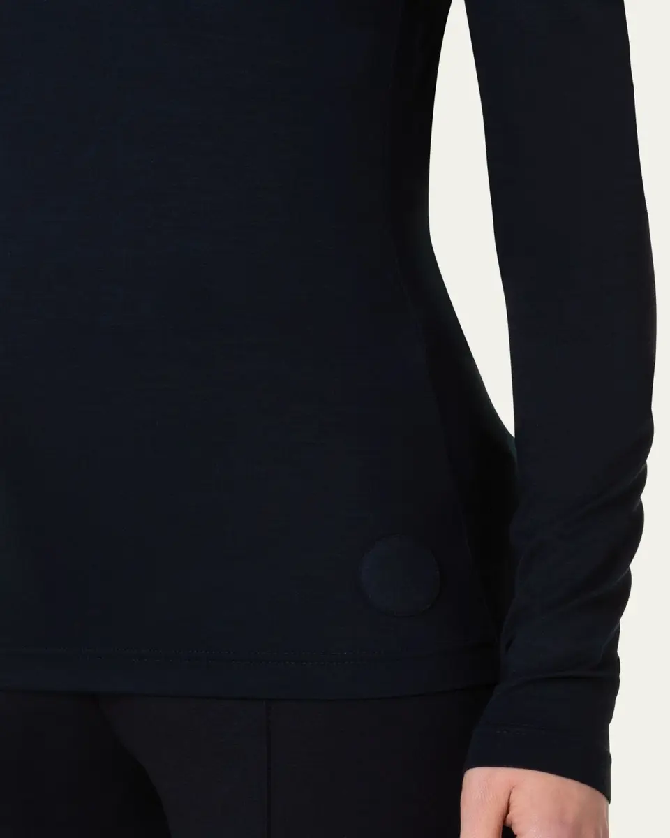 Akris punto Turtleneck Long-Sleeve Modal-Stretch Top | Thumbnail 5 Akris punto Turtleneck Long-Sleeve Modal-Stretch Top | Thumbnail 5