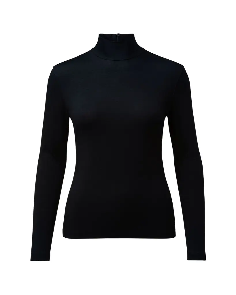 Akris punto Turtleneck Long-Sleeve Modal-Stretch Top | Image 1 Akris punto Turtleneck Long-Sleeve Modal-Stretch Top | Image 1