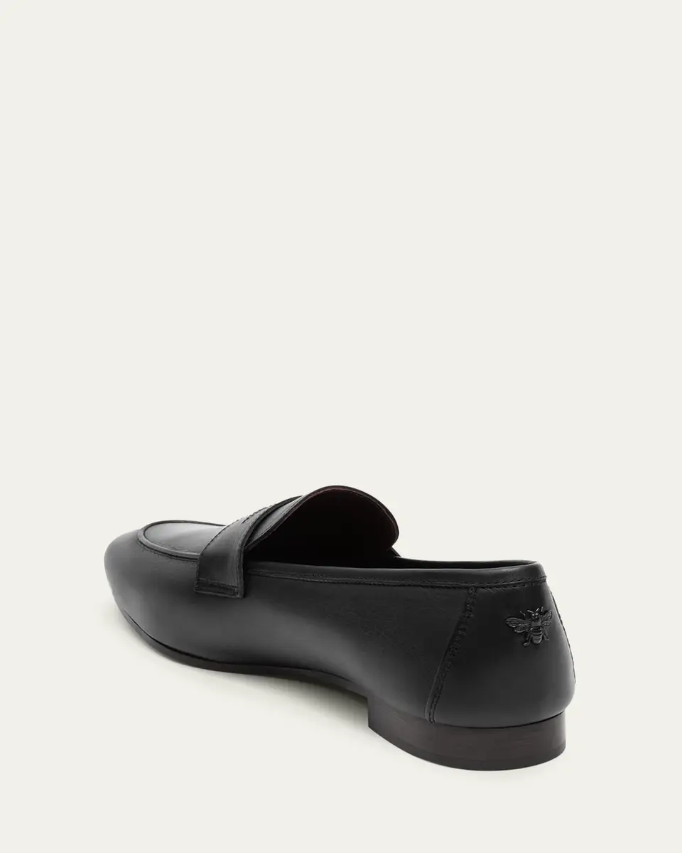 Bougeotte Flaneur Leather Flat Penny Loafers | Thumbnail 2