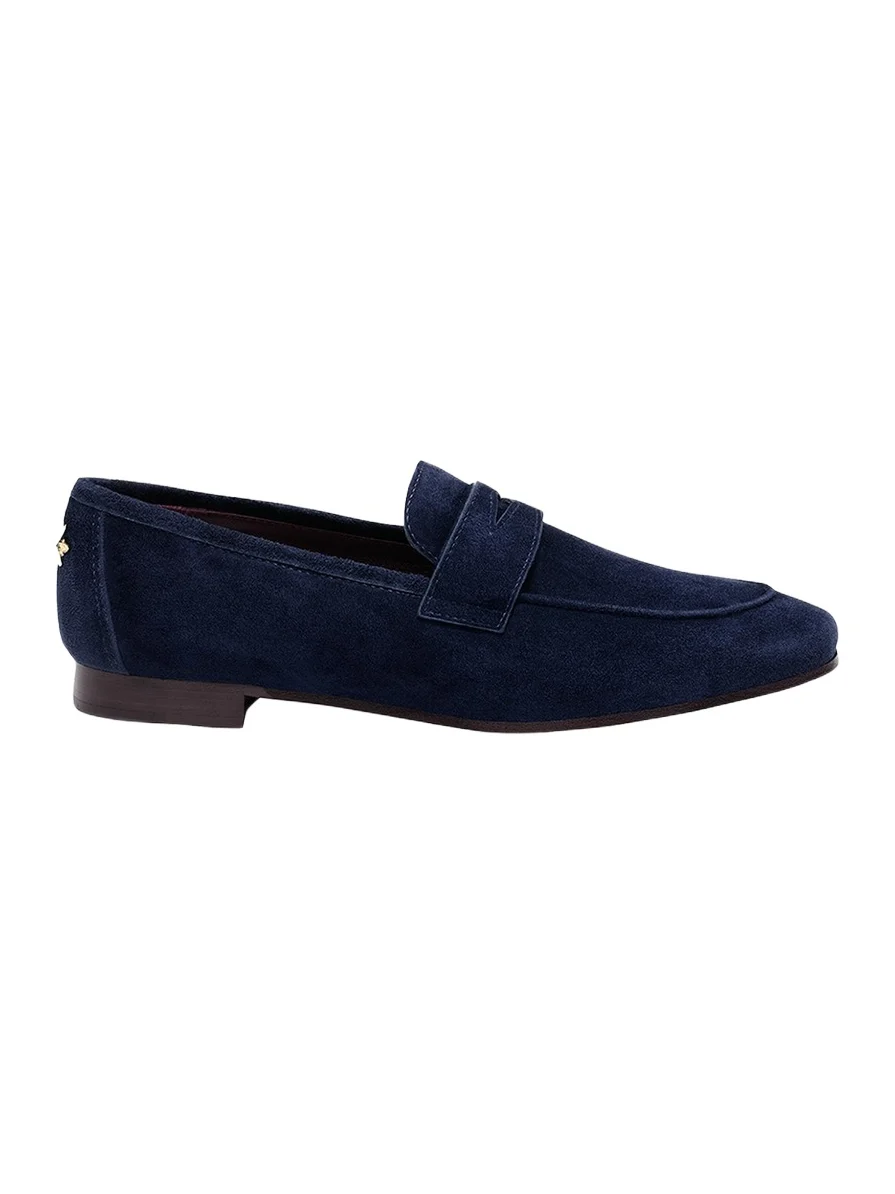 Suede Slip-On Penny Loafers Suede Slip-On Penny Loafers