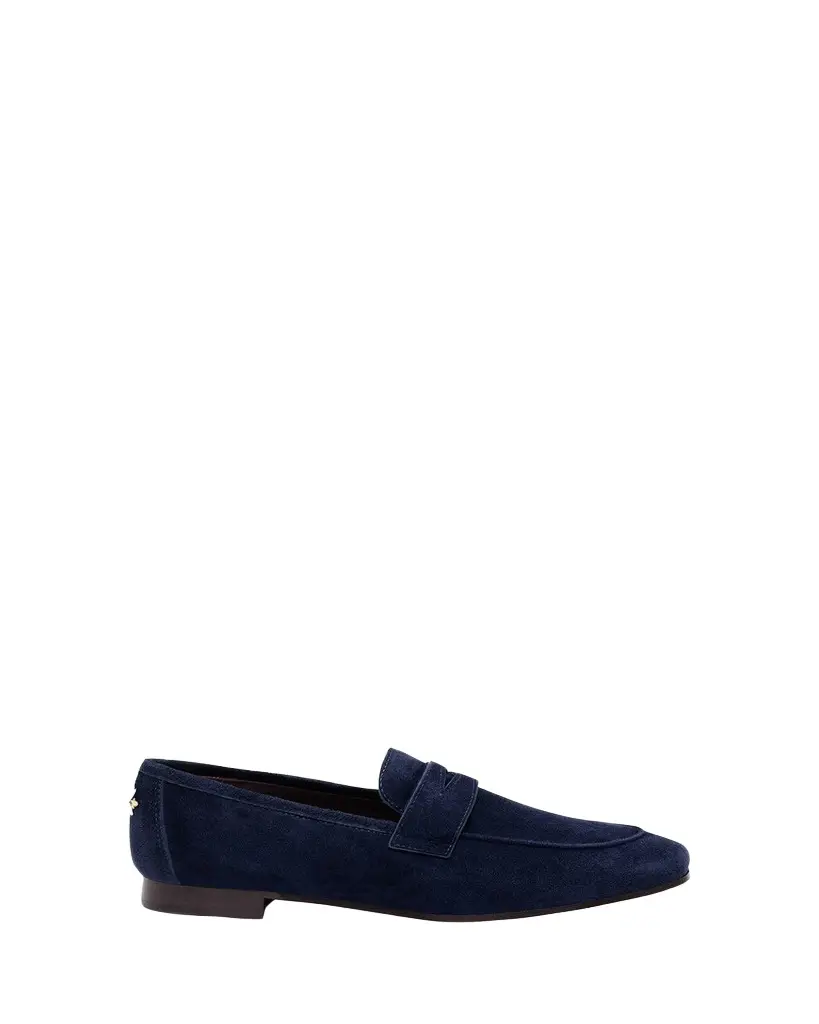 Bougeotte Suede Slip-On Penny Loafers | Image 1 Bougeotte Suede Slip-On Penny Loafers | Image 1