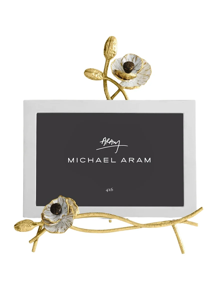 Michael Aram Anemone Easel Frame, 4" x 6"