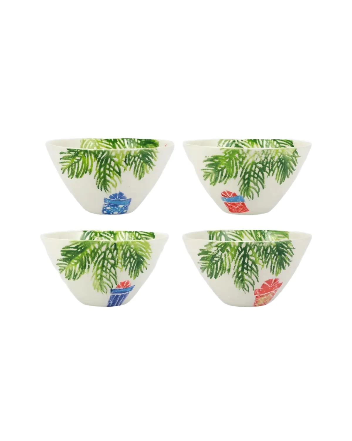 Vietri Nutcrackers Assorted Cereal Bowls, Set of 4