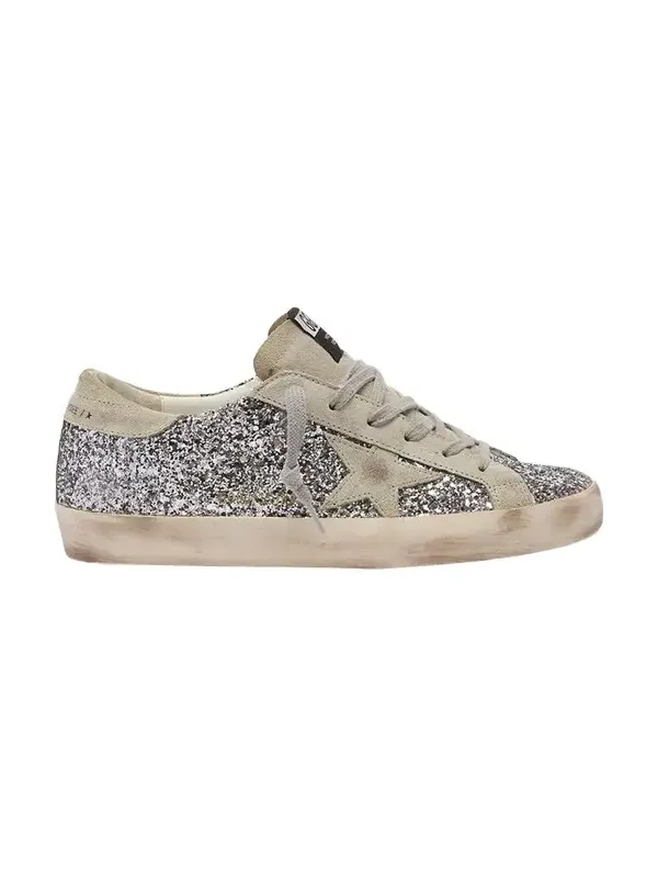 Superstar Suede Glitter Low-Top Sneakers Superstar Suede Glitter Low-Top Sneakers