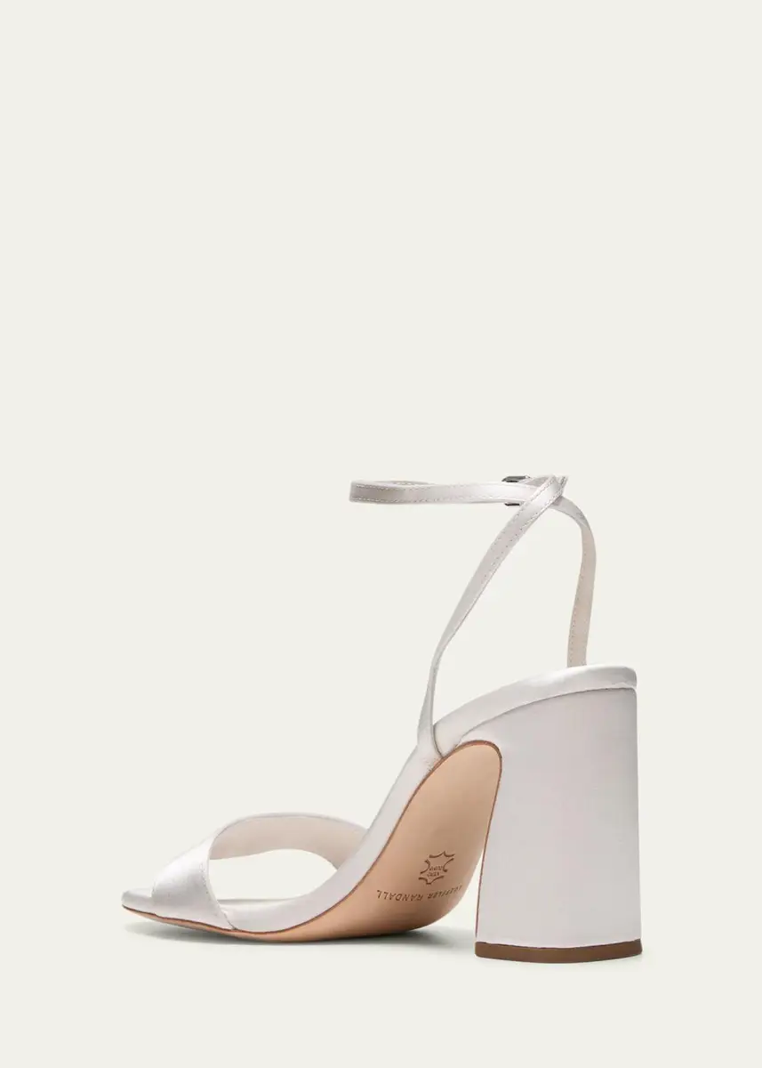 Loeffler Randall Malia Satin Ankle-Strap Sandals | Thumbnail 4