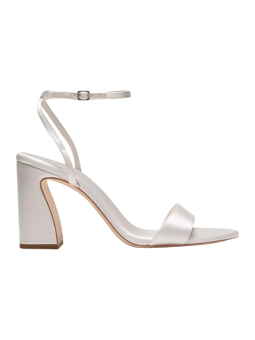 Loeffler Randall Malia Satin Ankle-Strap Sandals