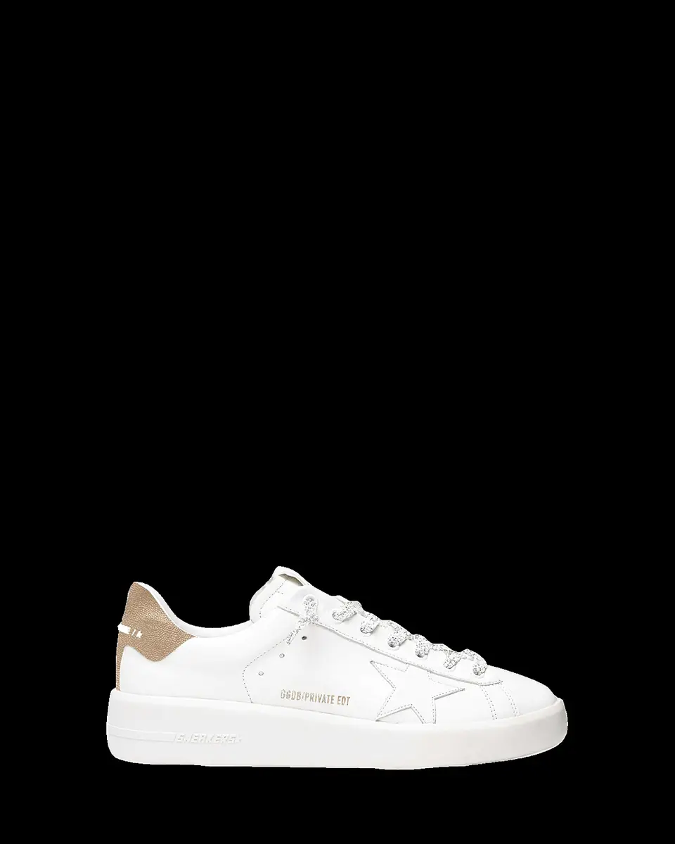 Golden Goose Purestar Mixed Leather Low-Top Sneakers | Thumbnail 2 Golden Goose Purestar Mixed Leather Low-Top Sneakers | Thumbnail 2