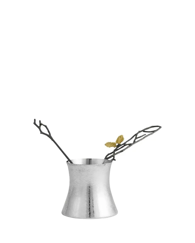 Michael Aram Butterfly Ginkgo Large Coffee Pot with Spoon