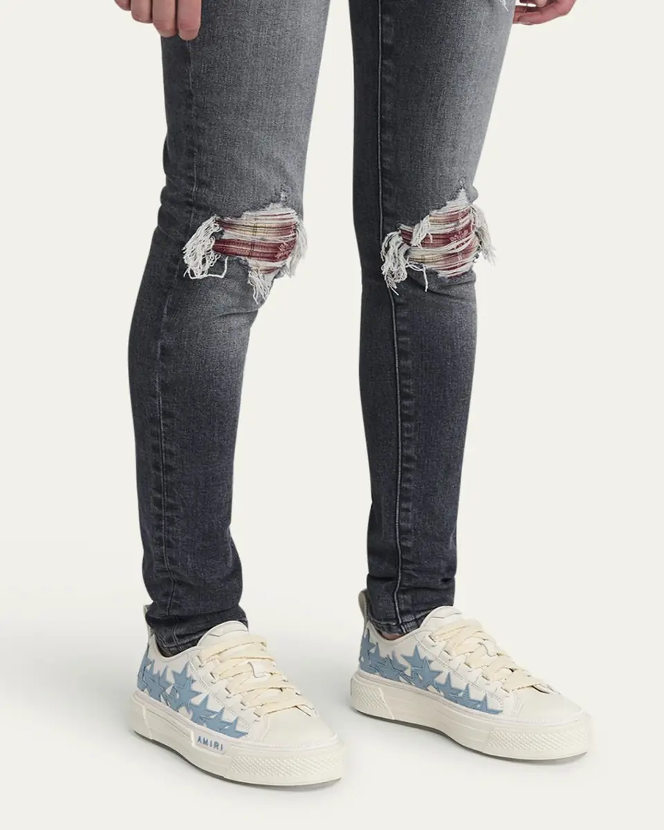 AMIRI Stars Low-Top Leather Sneakers | Thumbnail 2