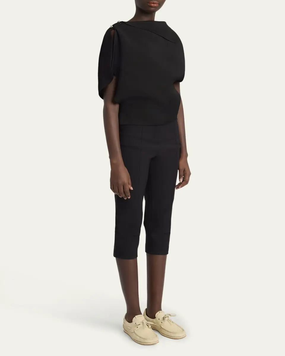 Jacquemus Moc-Toe Leather Boat Shoes | Thumbnail 3 Jacquemus Moc-Toe Leather Boat Shoes | Thumbnail 3