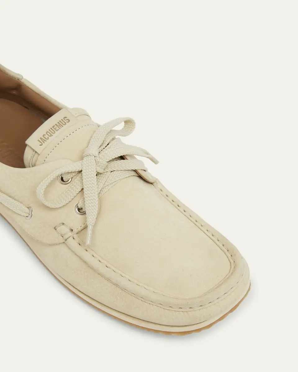 Jacquemus Moc-Toe Leather Boat Shoes | Thumbnail 5 Jacquemus Moc-Toe Leather Boat Shoes | Thumbnail 5