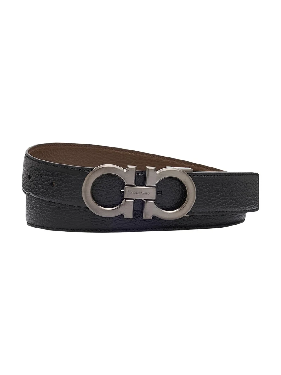 Ferragamo Men's Reversible Gancini-Buckle Belt