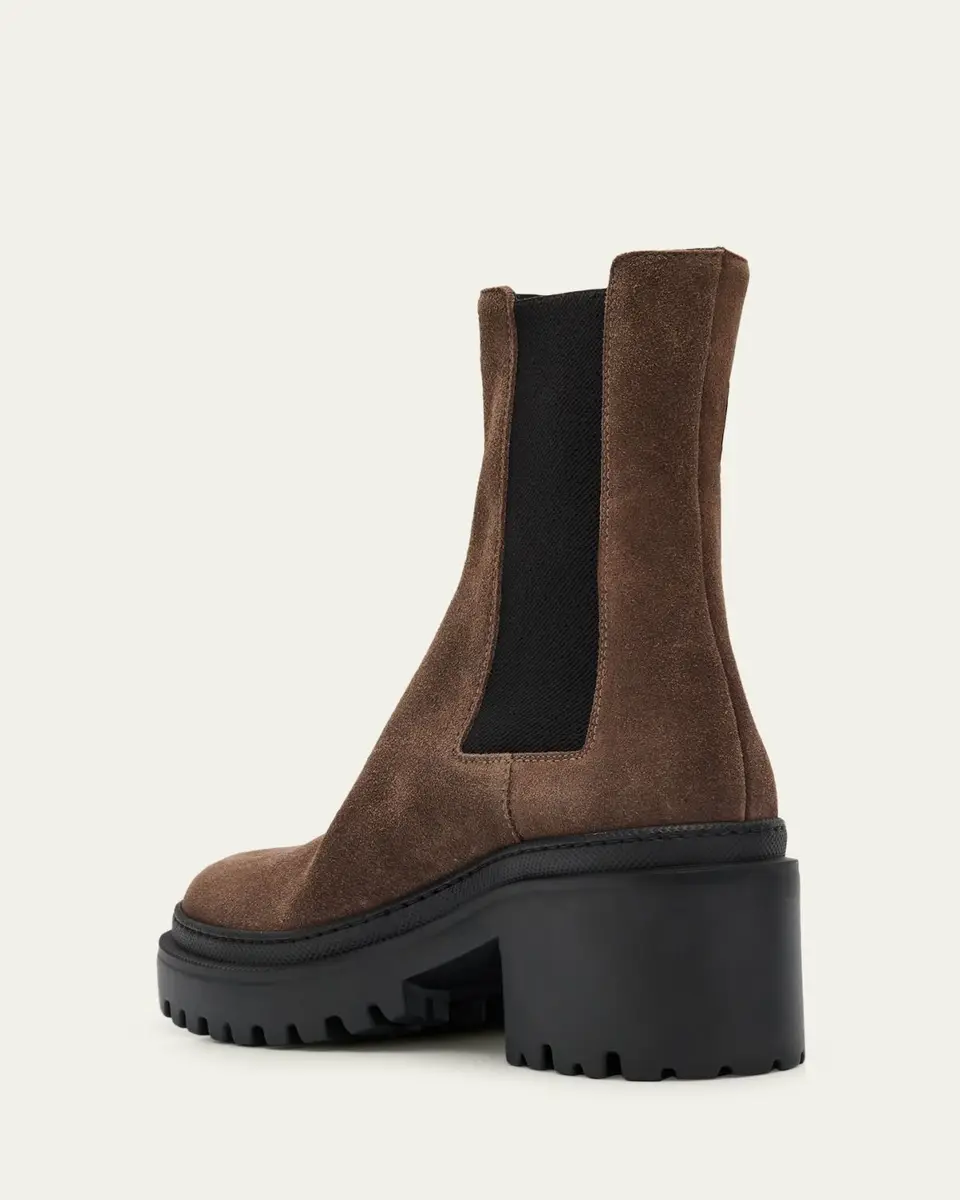 Giuseppe Zanotti Platform Suede Chelsea Boots | Thumbnail 4