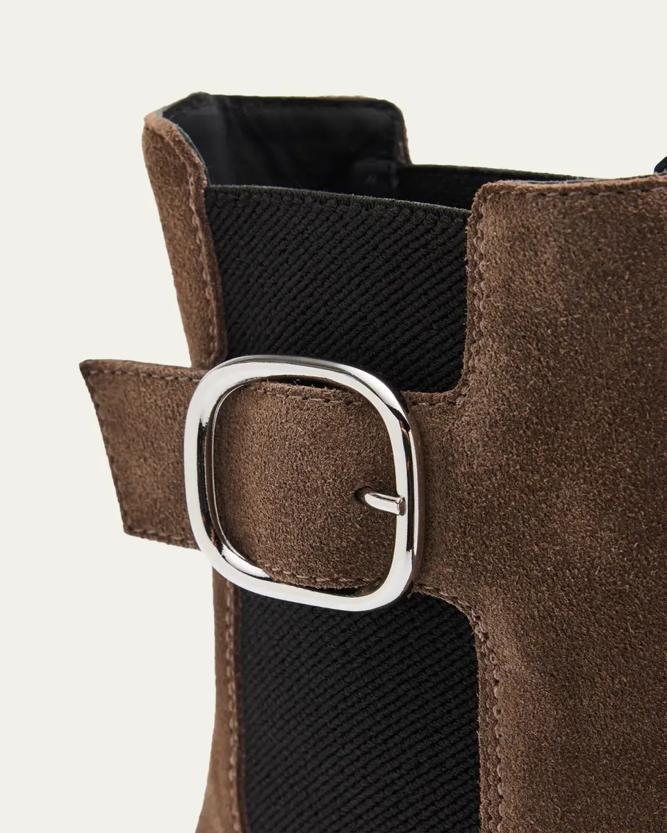 Giuseppe Zanotti Platform Suede Chelsea Boots | Thumbnail 5