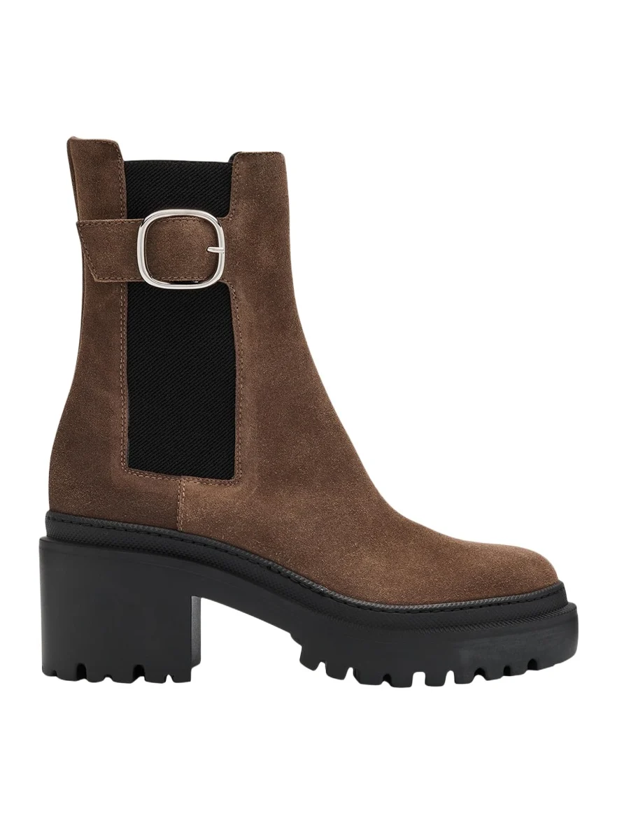 Giuseppe Zanotti Platform Suede Chelsea Boots