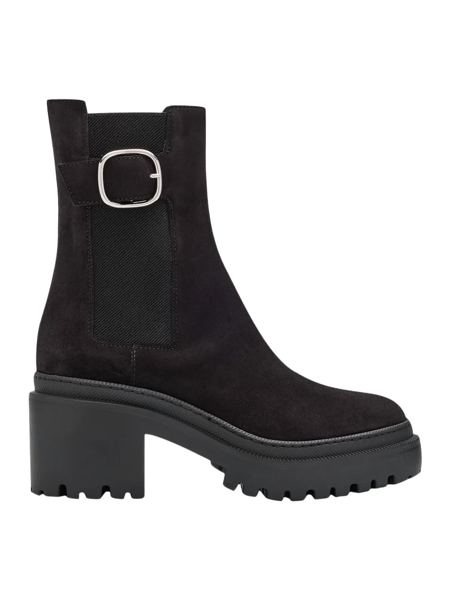 Giuseppe Zanotti Platform Suede Chelsea Boots