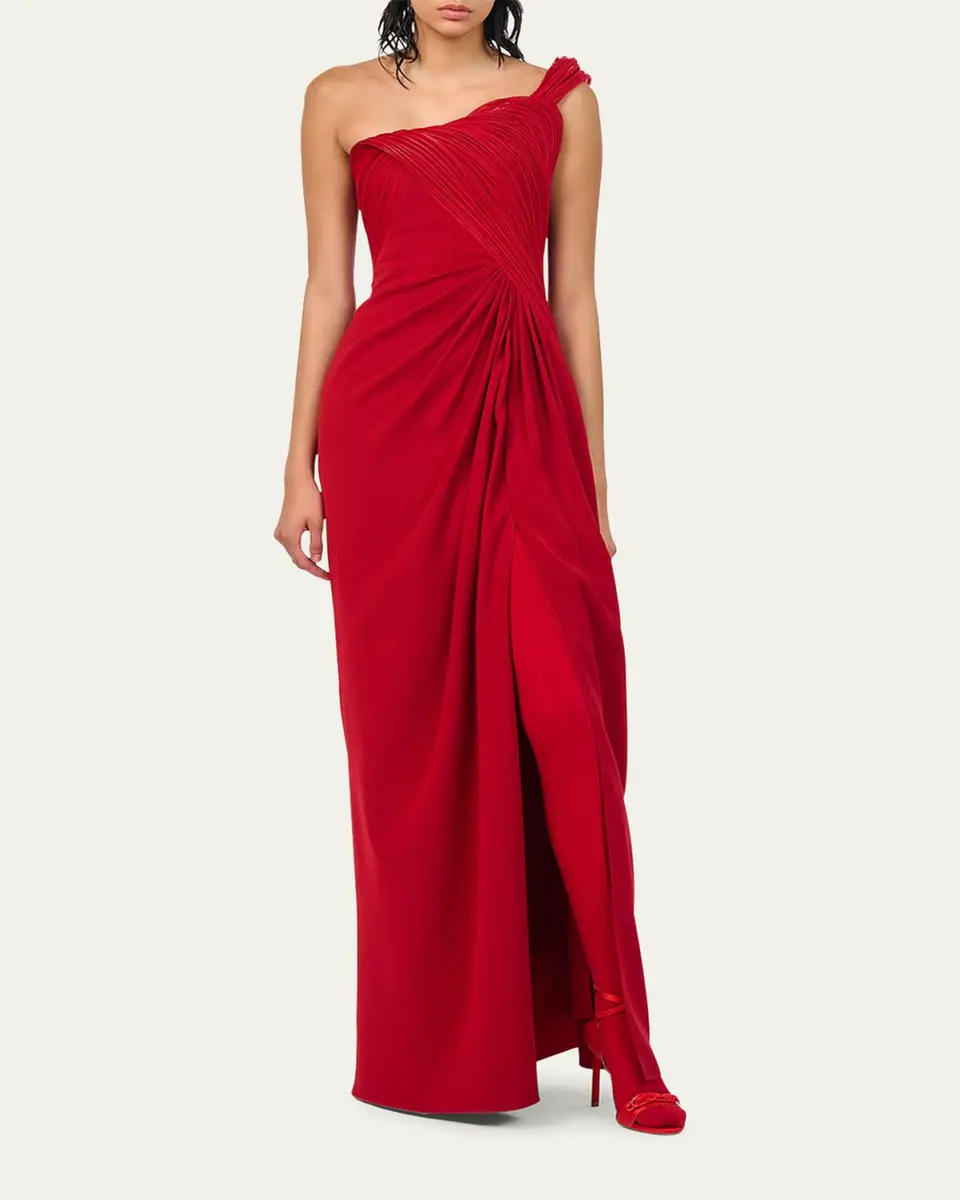Gaurav Gupta Erytheia Sculpted One-Shoulder Column Gown | Thumbnail 2 Gaurav Gupta Erytheia Sculpted One-Shoulder Column Gown | Thumbnail 2