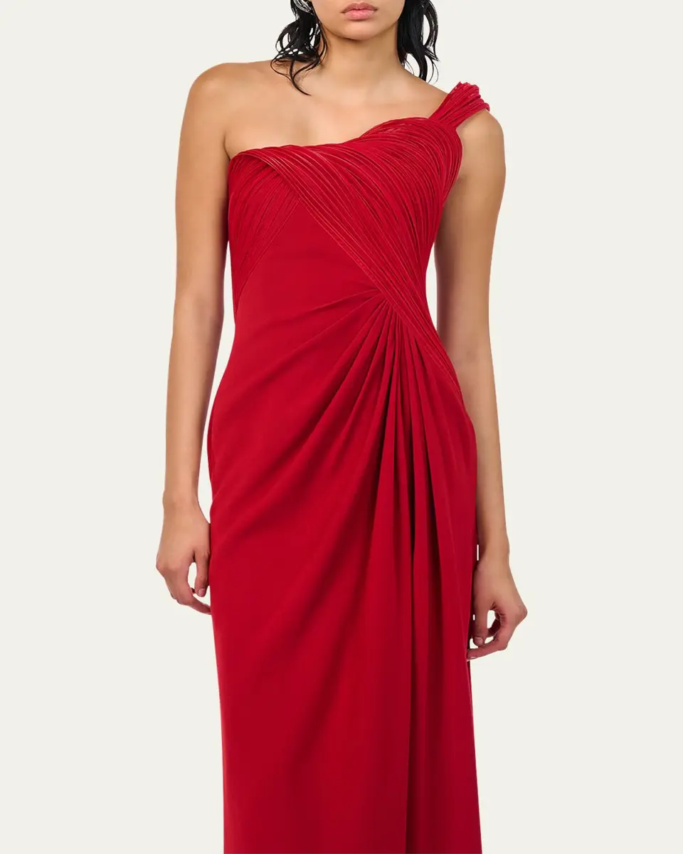 Gaurav Gupta Erytheia Sculpted One-Shoulder Column Gown | Thumbnail 5 Gaurav Gupta Erytheia Sculpted One-Shoulder Column Gown | Thumbnail 5
