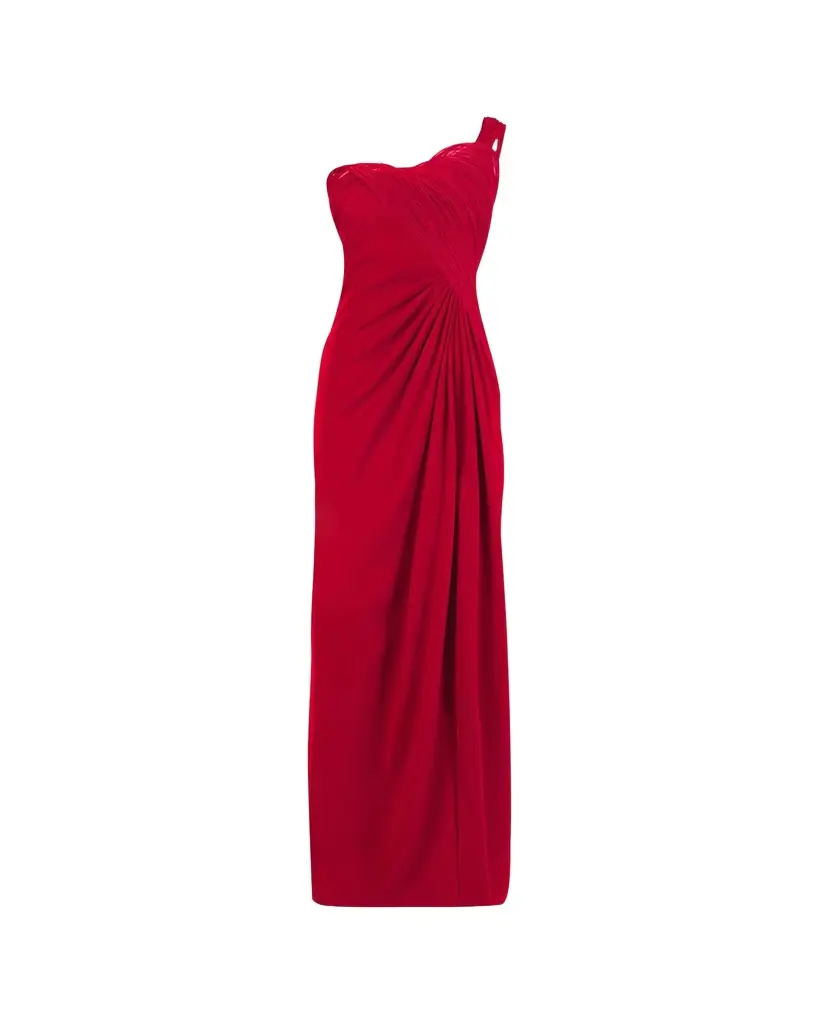 Gaurav Gupta Erytheia Sculpted One-Shoulder Column Gown | Image 1 Gaurav Gupta Erytheia Sculpted One-Shoulder Column Gown | Image 1