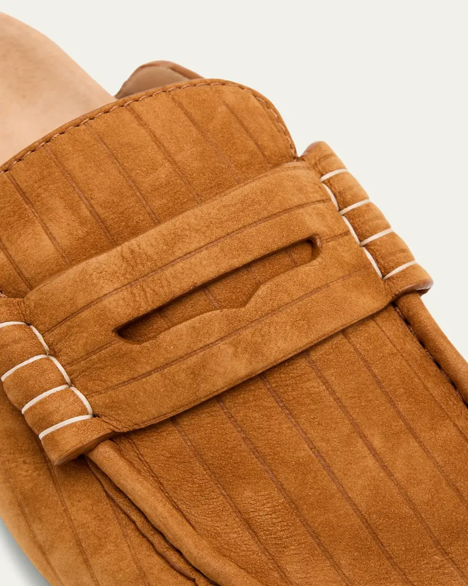JW Anderson Suede Stitch Loafer Mules | Thumbnail 5 JW Anderson Suede Stitch Loafer Mules | Thumbnail 5
