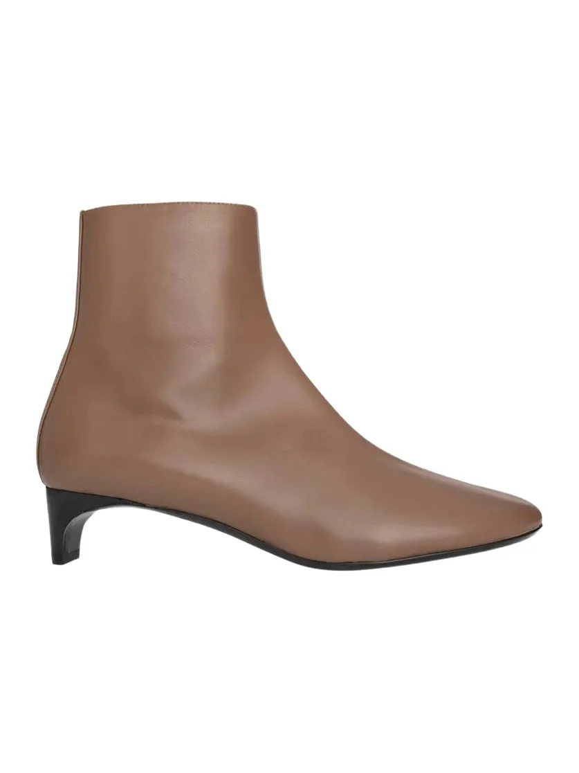 PIERRE HARDY Claude Leather Kitten-Heel Ankle Boots