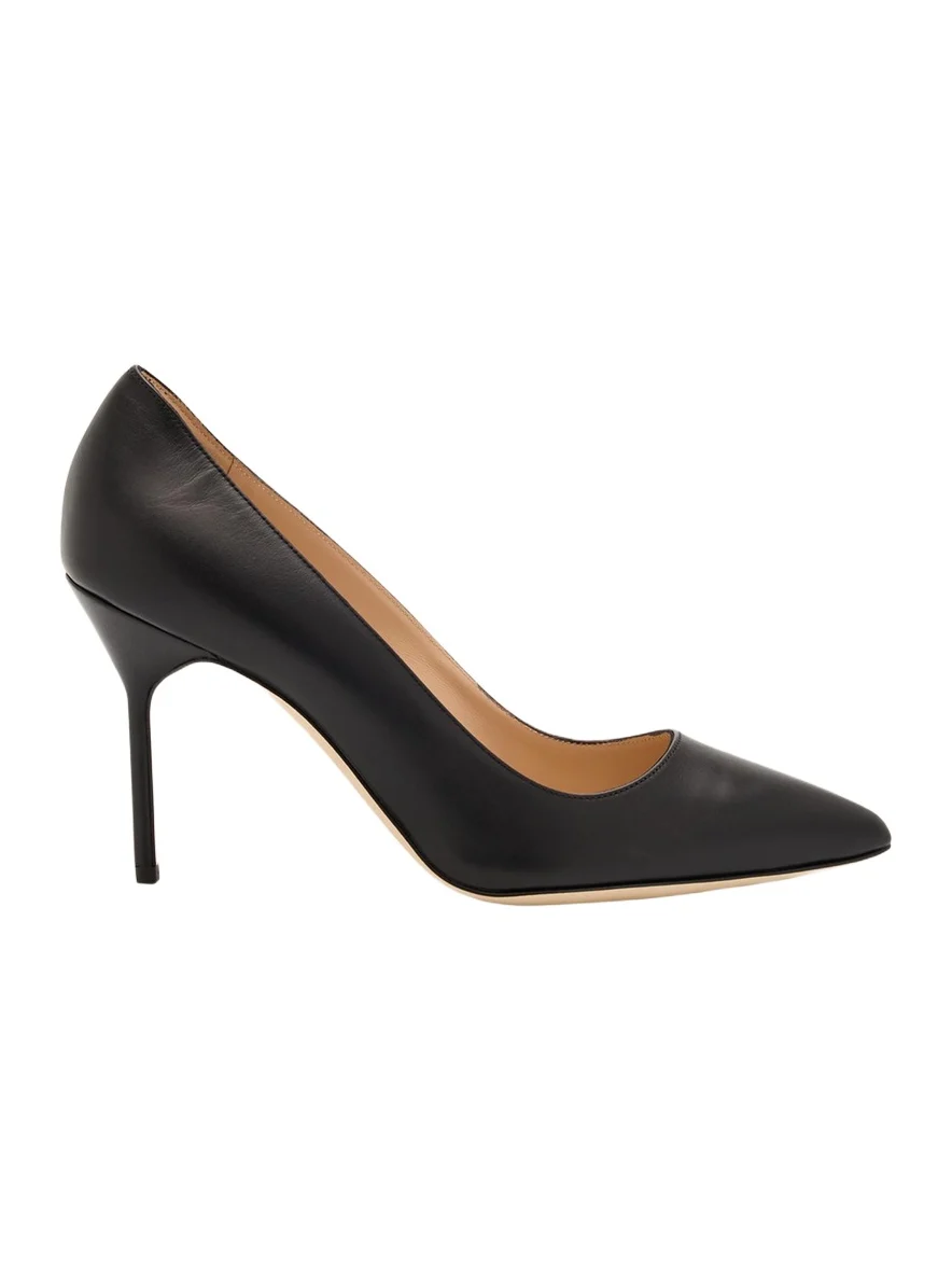 Manolo Blahnik 90mm BB Leather Pumps