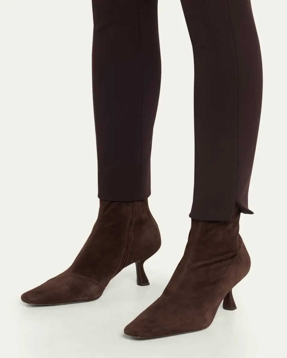 Loeffler Randall 70mm Thandy Suede Curved-Heel Booties | Thumbnail 2